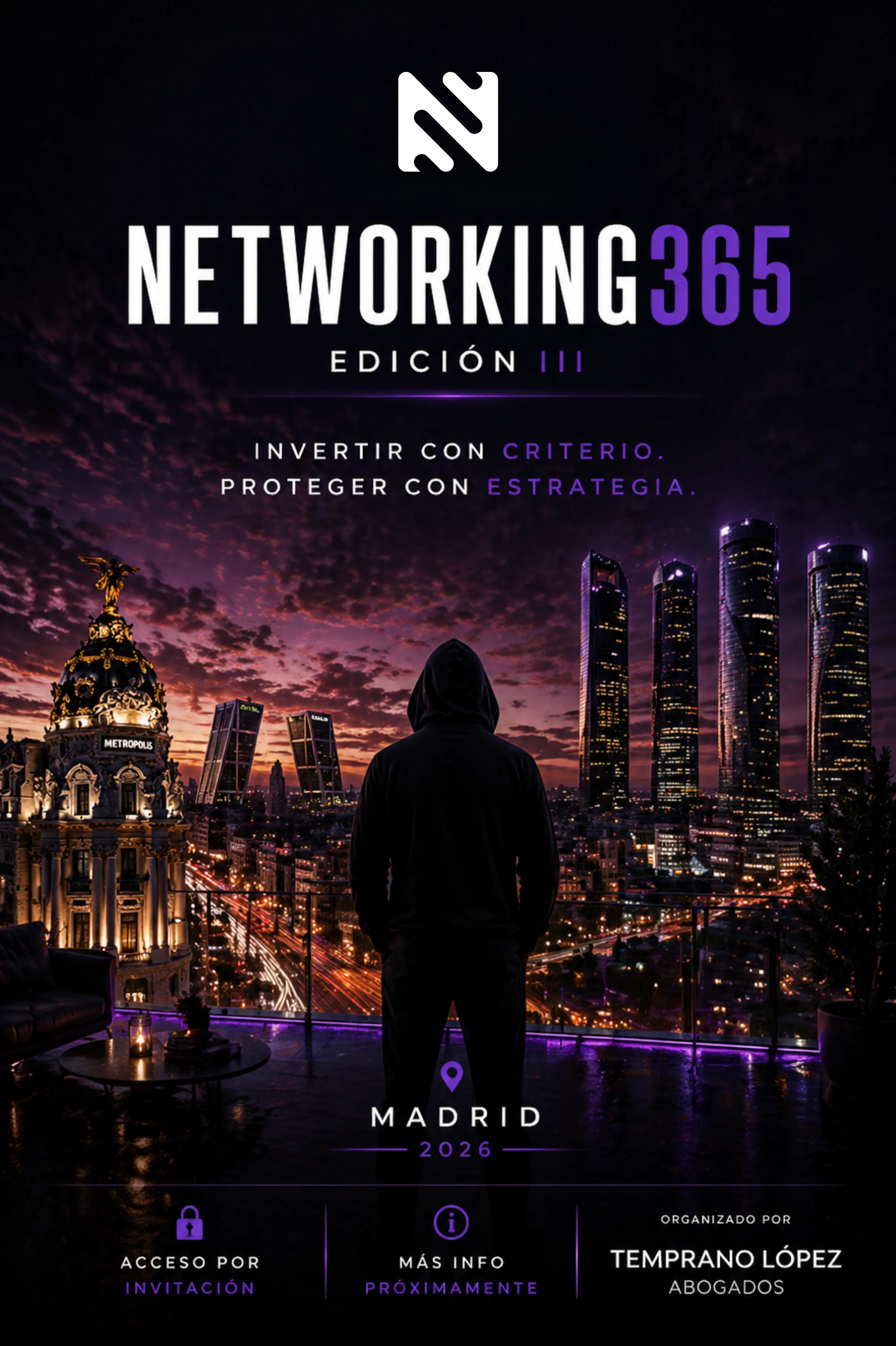Cartel Networking365 · Edición III · Madrid 2026